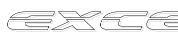 Excelerate-Outline font